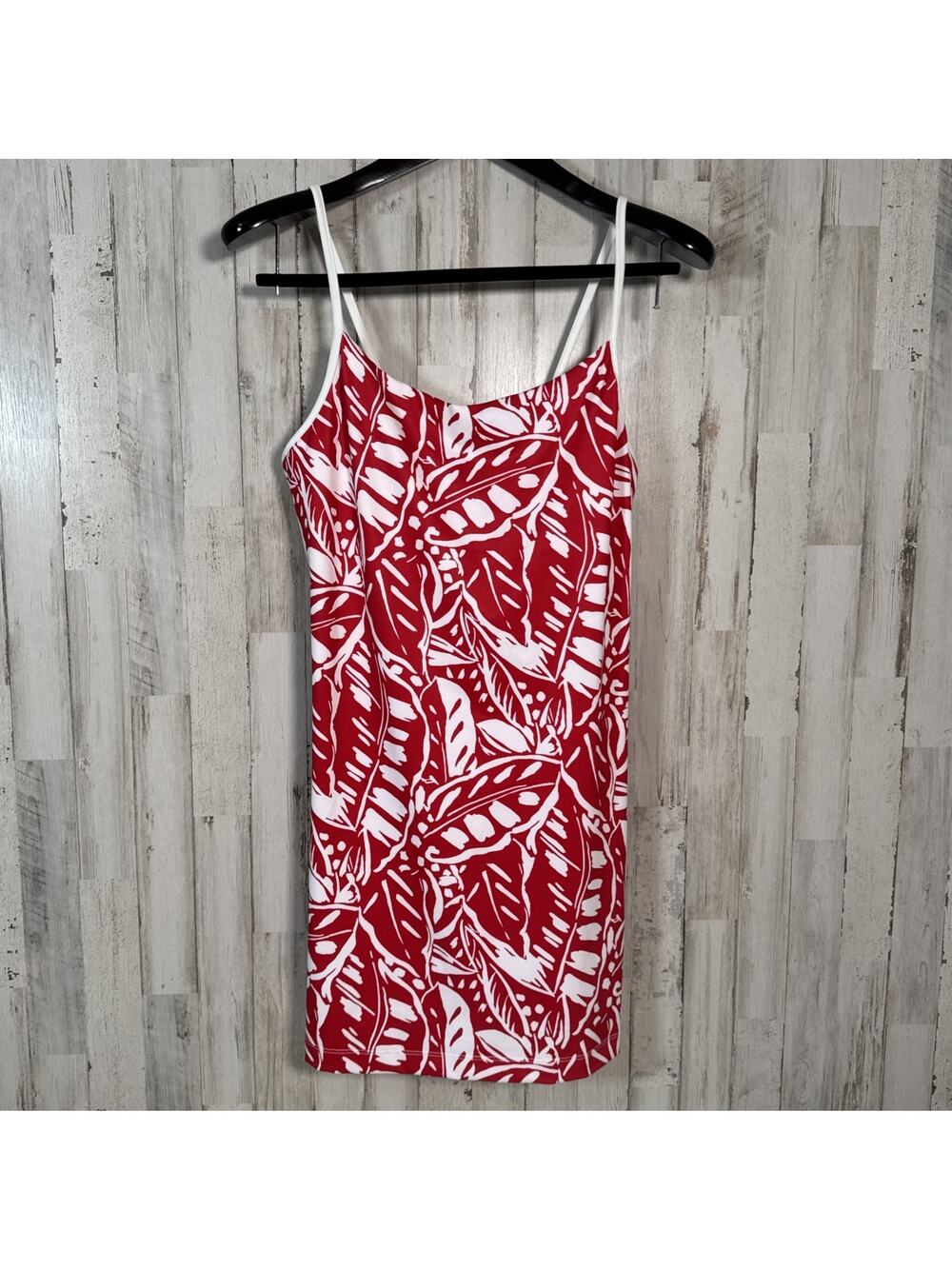 Nike Red And White Tropical Tennis Or Pickleball Dress Size Large (# 2)
